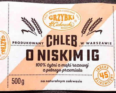 Chleb o niskim IG Piekarnia Grzybki