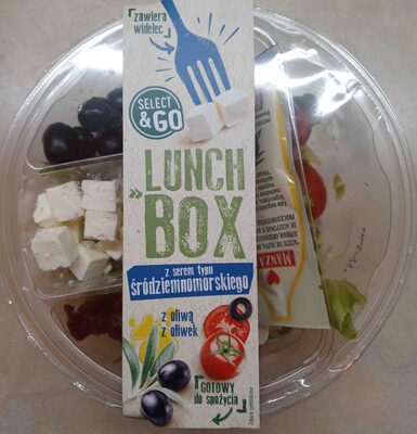 Lunch box z serem typu śródziemnomorskiego Select & go