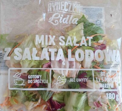 Mix sałat z sałatą lodową Ryneczek lidla