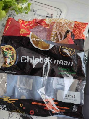 Płasko chlebek w stylu indyjskim Naan Asia flavours