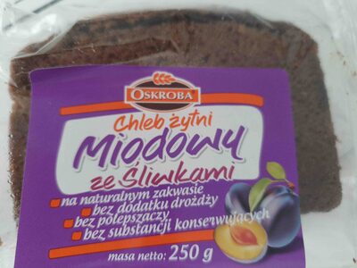 Chleb żytni miodowy zs śliwkami Oskroba