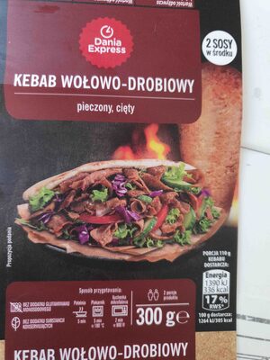 Kebab wołowo-drobiowy Dania ekspress
