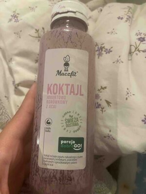 Koktajl Jogurtowo Borówkowy Z Acai Maczfit