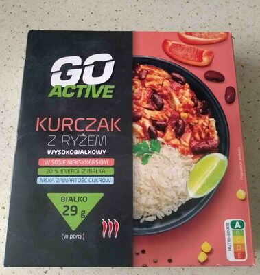 Kurczak z ryżem, wysokobiałkowy Go Active