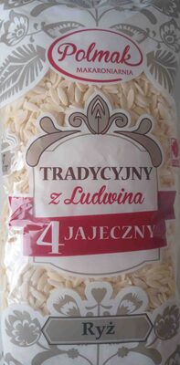 Makaron 4-jajeczny tradycyjny z Ludwina ryż Polmak