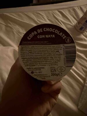 Copa De Chocolate Con Nata