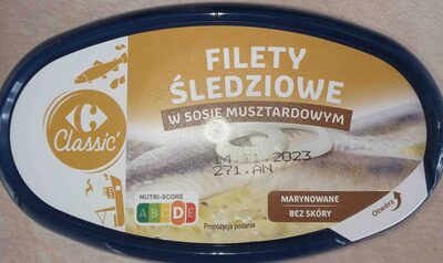 Filety śledziowe w sosie musztardowym Carrefour classic