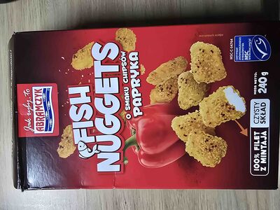 Fish Nuggets o smaku chipsów papryka Abramczyk