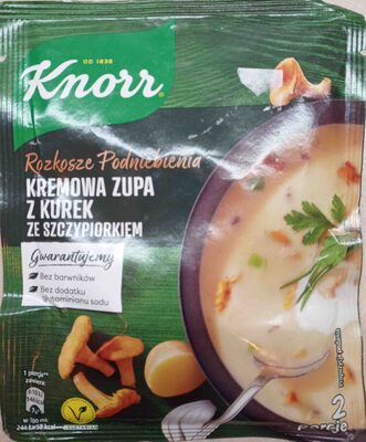 Kremowa zupa z kurek ze szczypiorkiem Knorr