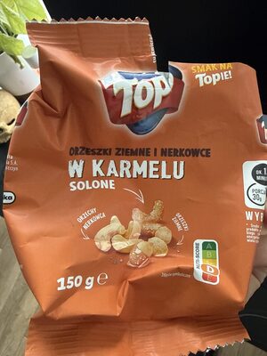 Orzeszki Ziemnie i Nerkowce w Karmelu Solone Top