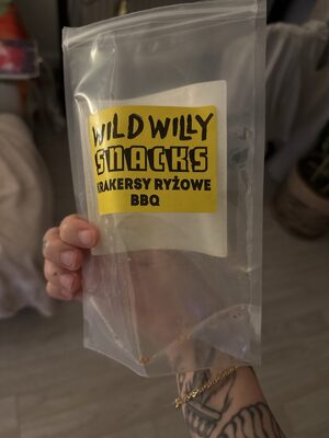 Smażone Krakersy Ryżowe BBQ Wild Willy