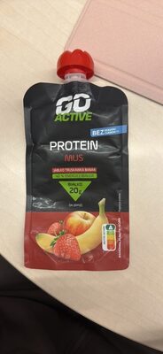 Protein Mus Jabłko Truskawka Banan GO ACTIVE