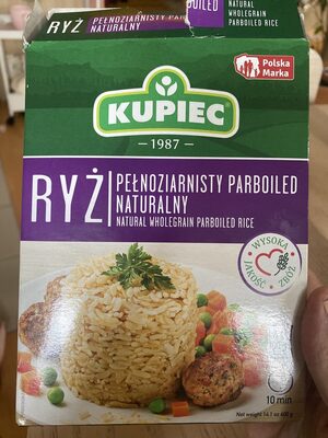 Ryż Pełnoziarnisty Paraboiled Naturalny Kupiec