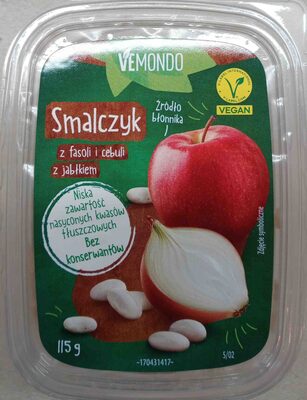 Smalczyk z fasoli i cebuli z jabłkiem Vemondo