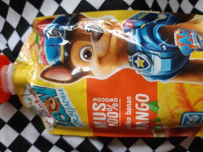 Mus 100% owoców jabłko banan mango Hortex