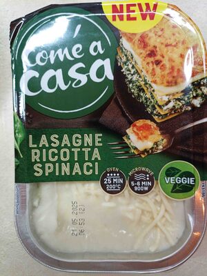 Lasagne ricotta spinaci Come a casa