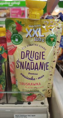 Drugie śniadanie - Truskawka, Płatki owsiane Dawtona