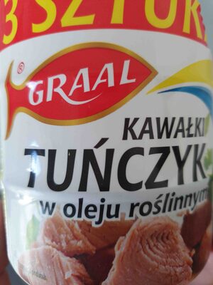 Kawałki tuńczyka w oleju roślinnym Graal