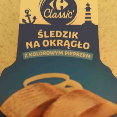 Śledzik na okrągło z kolorowym pieprzem Carrefour