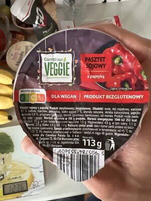 Pasztet Sojowy Z Papryka Carrefour Veggie