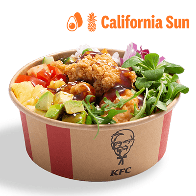 Poke Bowl California Sun z ryżem i stripsami