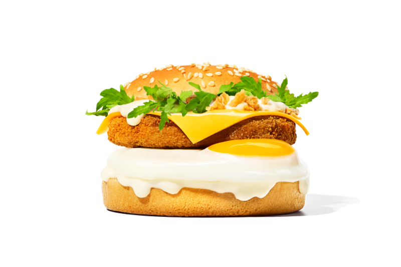 Double Breakfast Chicken Burger