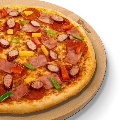 Pizza Trzy Mięsiwa (średnia, ciasto tradycyjne)