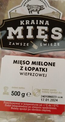 Kraina Mięs Mięso Mielone Z Łopatki Wieprzowej