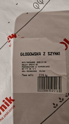 Kiełbasa Głogowska Z Szynki