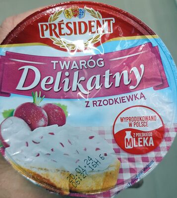 Twaróg Delikatny Z Rzodkiewką - President