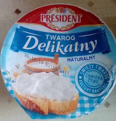 Twaróg Delikatny Naturalny - President