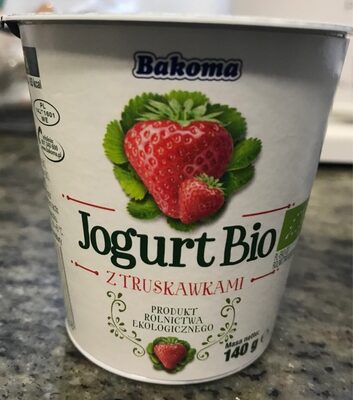Jogurt Bio Z Truskawkami - Bakoma