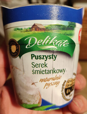 Delikate Puszysty Serek Śmietankowy