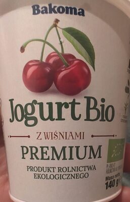 Jogurt Bio Z Wiśniami - Bakoma